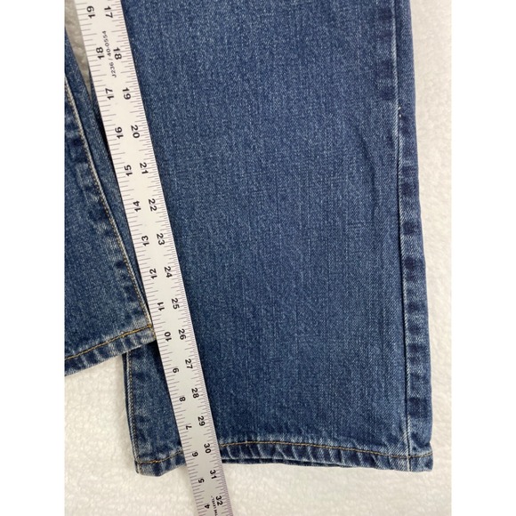 Ralph Lauren Women's size 12 x 32 Bootcut 100% Cotton Jeans - Picture 12 of 13